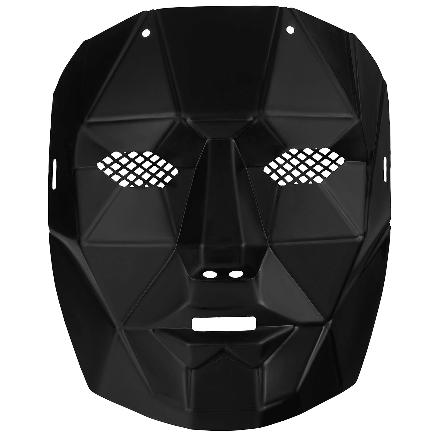 Balinco The Game Mask + Balaclava + Black Gloves + 1x Game Card for Halloween, Carnival & Carnival as Costume for Men & Women (Boss)