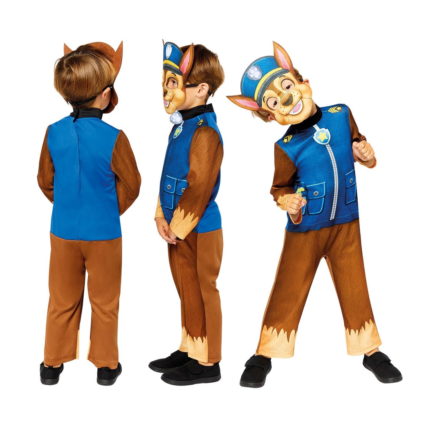 Official Nickelodeon Paw Patrol Chase 3-4 Years Fancy Dress Costume