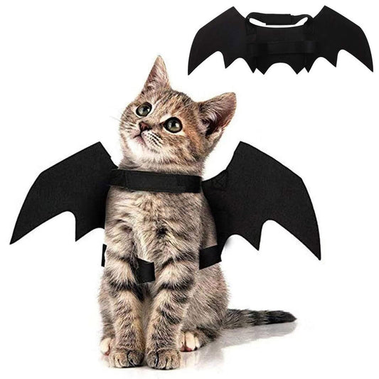 Halloween Pet Bat Wings Dog Funny Costume Cute Cat Dress Up