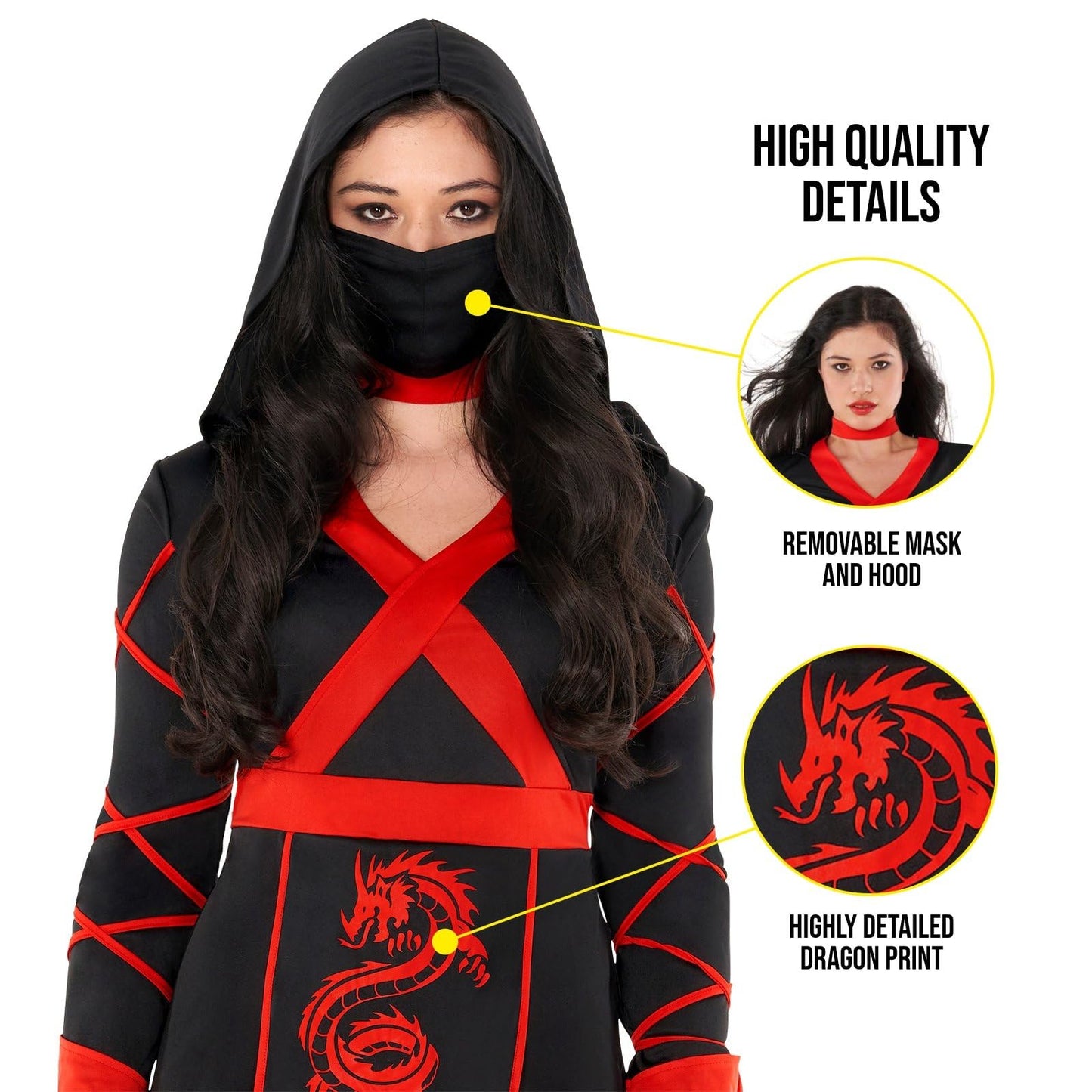 Womens Ninja Costume - Ninja Halloween Costume Womens - Halloween