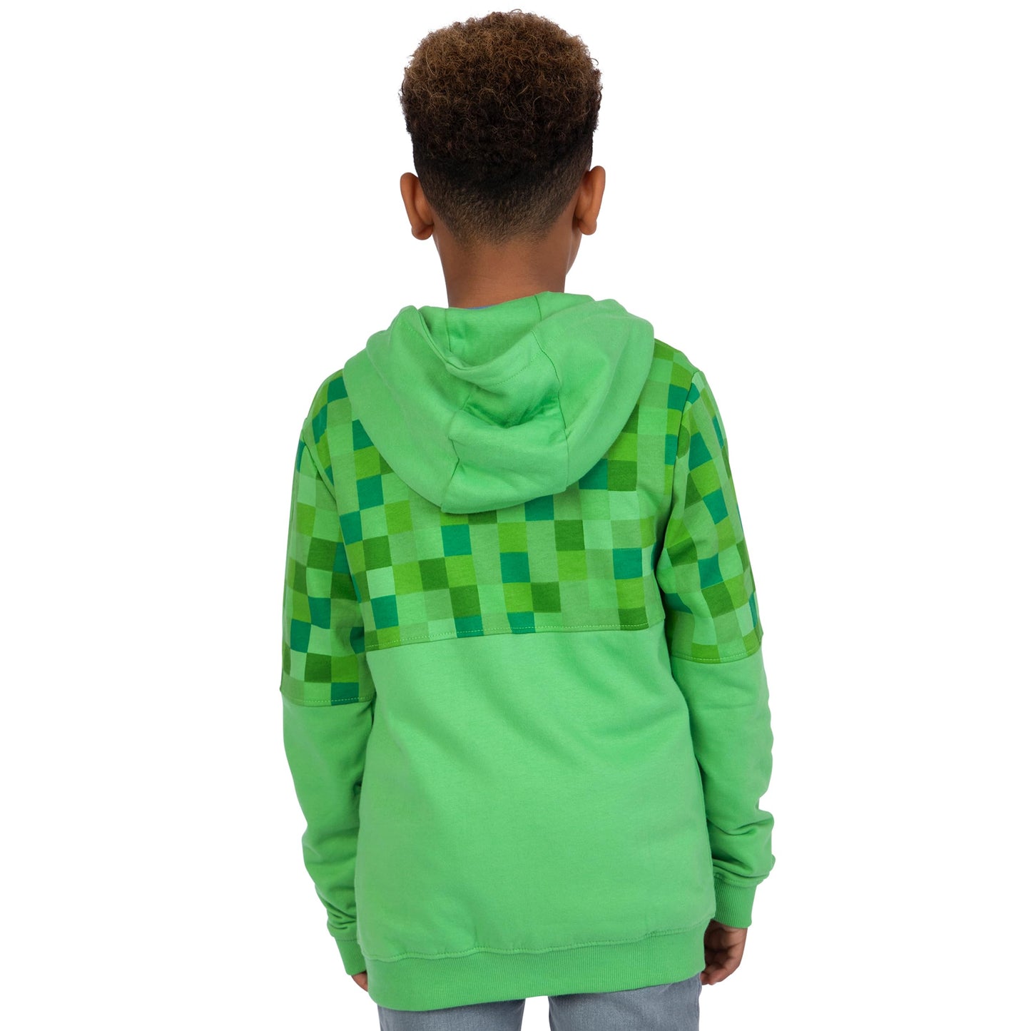 Hoodie - Gaming Hoodie - Boys Zip Up Hoodie - Boys' Hoodies - Green (image 5)