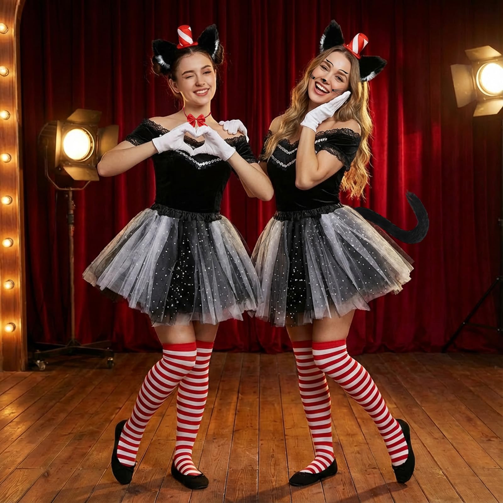 Adult Carnival Crazy Cat Fancy Dress Costume - Cat Animal Costume (image 6)
