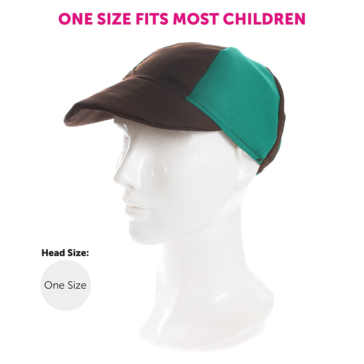 Childs 1940s Schoolboy Costume - Medium - Blue and Brown Jacket with Matching Hat, Brown Trousers and Satchel - Boys TV Movie World Book Day Fancy Dress Costume