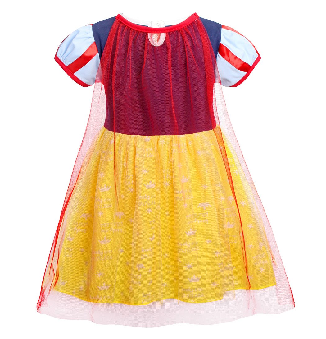 AmzBarley Princess Costumes for Girls Fancy Dress for Kids Birthday Themed Party Cosplay World Book Day Costumes Dressing up Clothes 4-5 Years 120