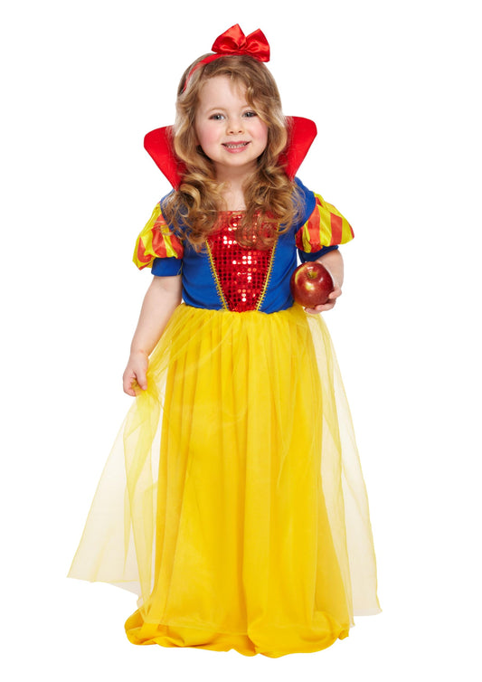 Toddler snow girl princess costume