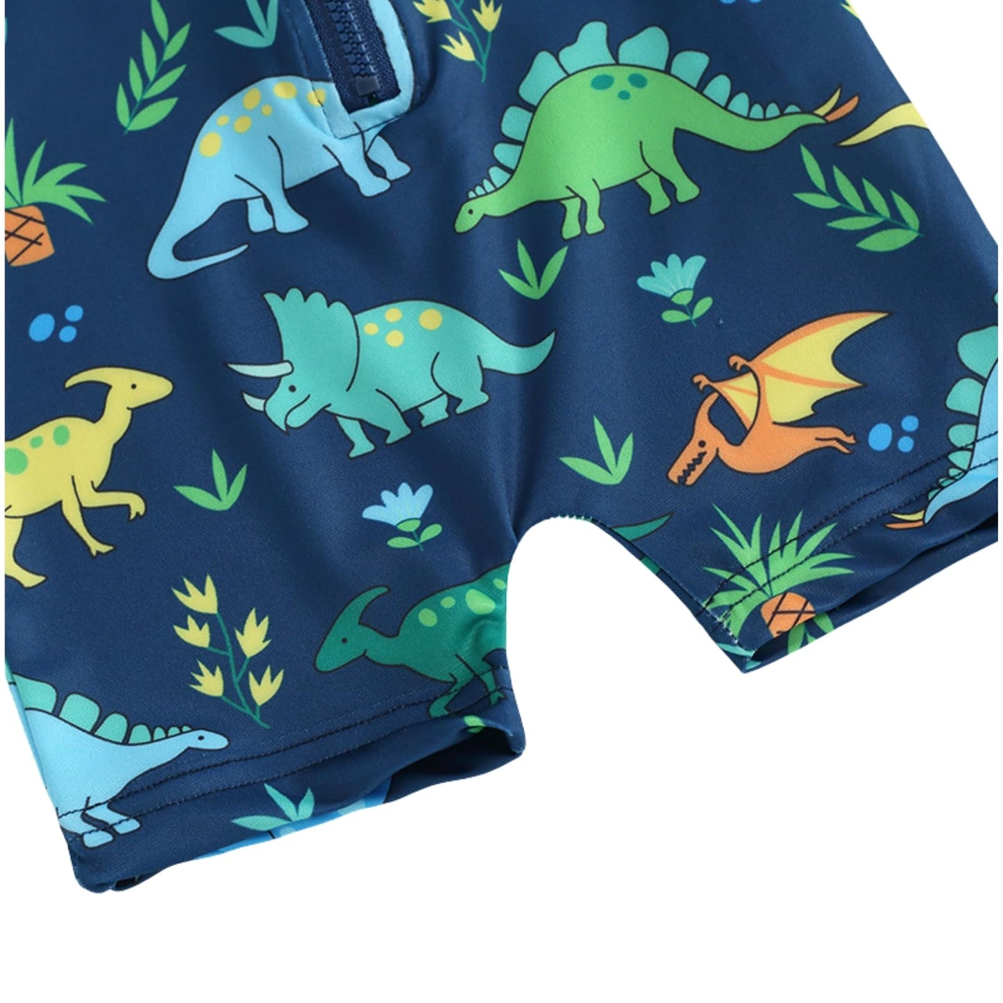 HAGOT Baby Boy Swimsuit, Infant Baby Swimming Costume, One Piece Zipper Swimwear Toddler, Beach Bathing Suits