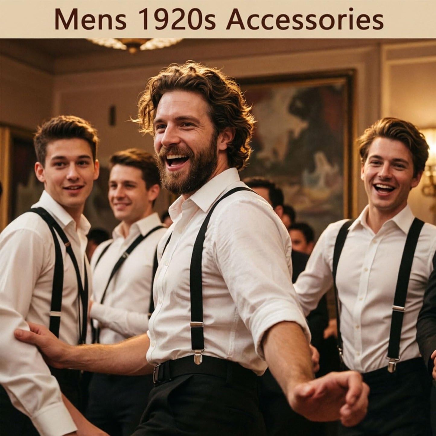 Men's 1920s Accessories - Great Gatsby Costume Men - Cosplay Retro