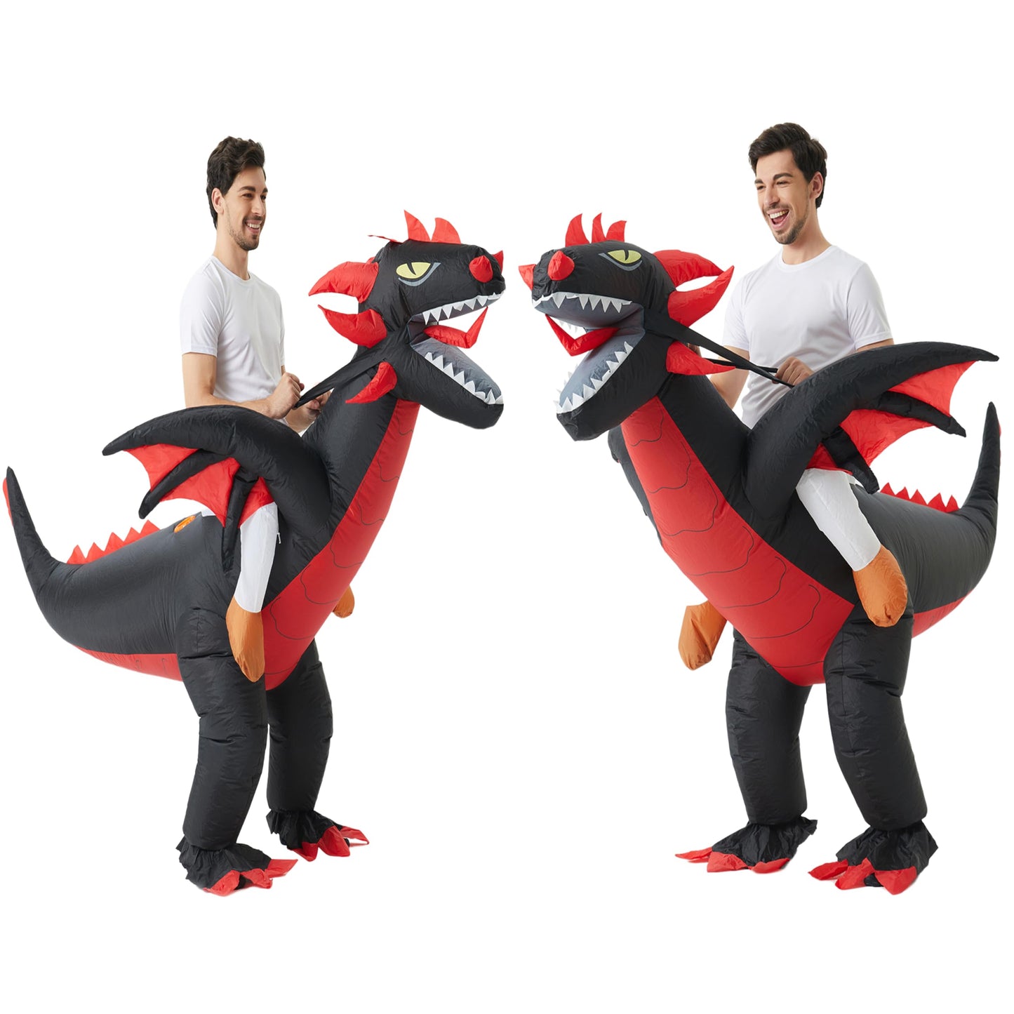 Funny Halloween Inflatable Dragon Costume Cosplay Blow Up Suit (image 8)