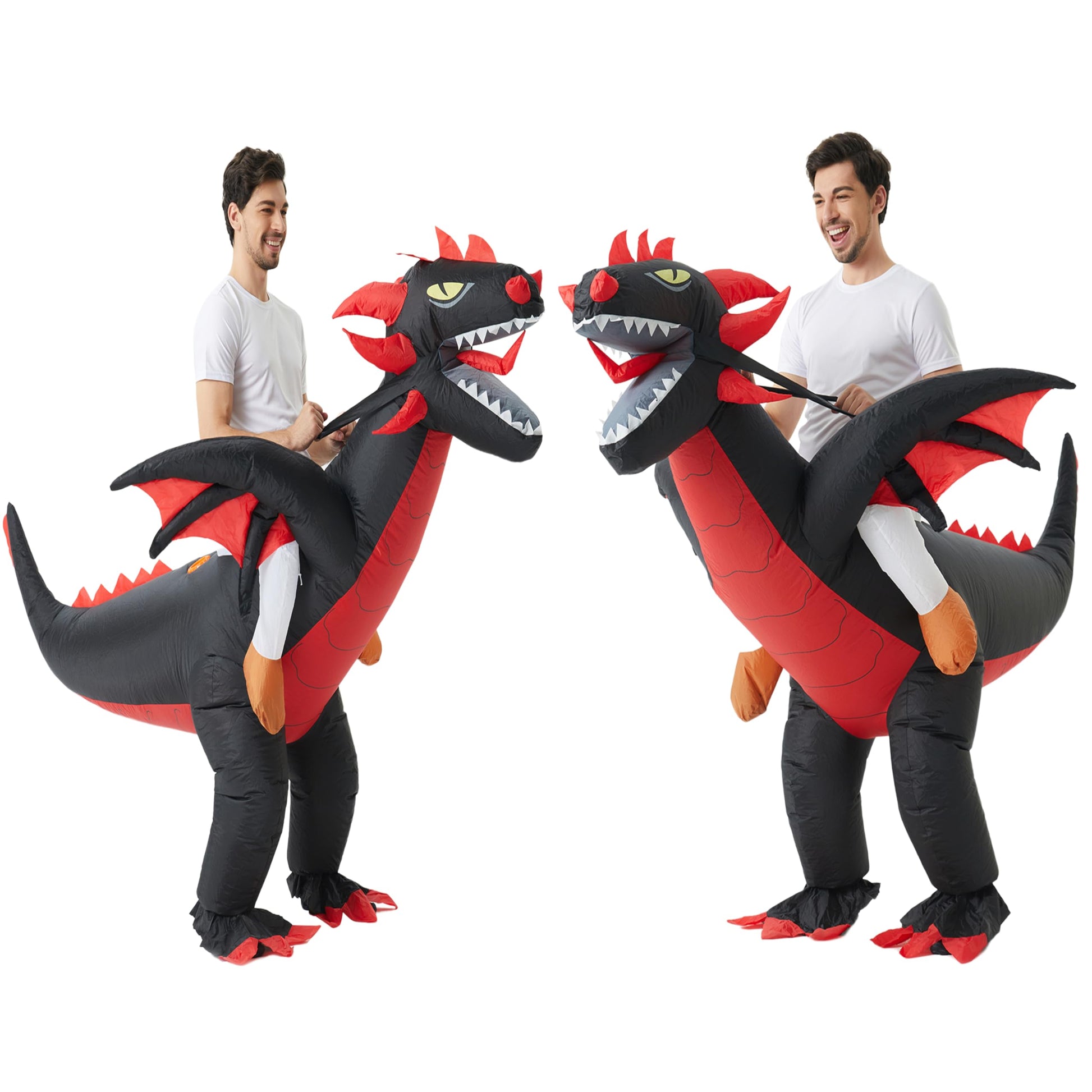Funny Halloween Inflatable Dragon Costume Cosplay Blow Up Suit (image 8)