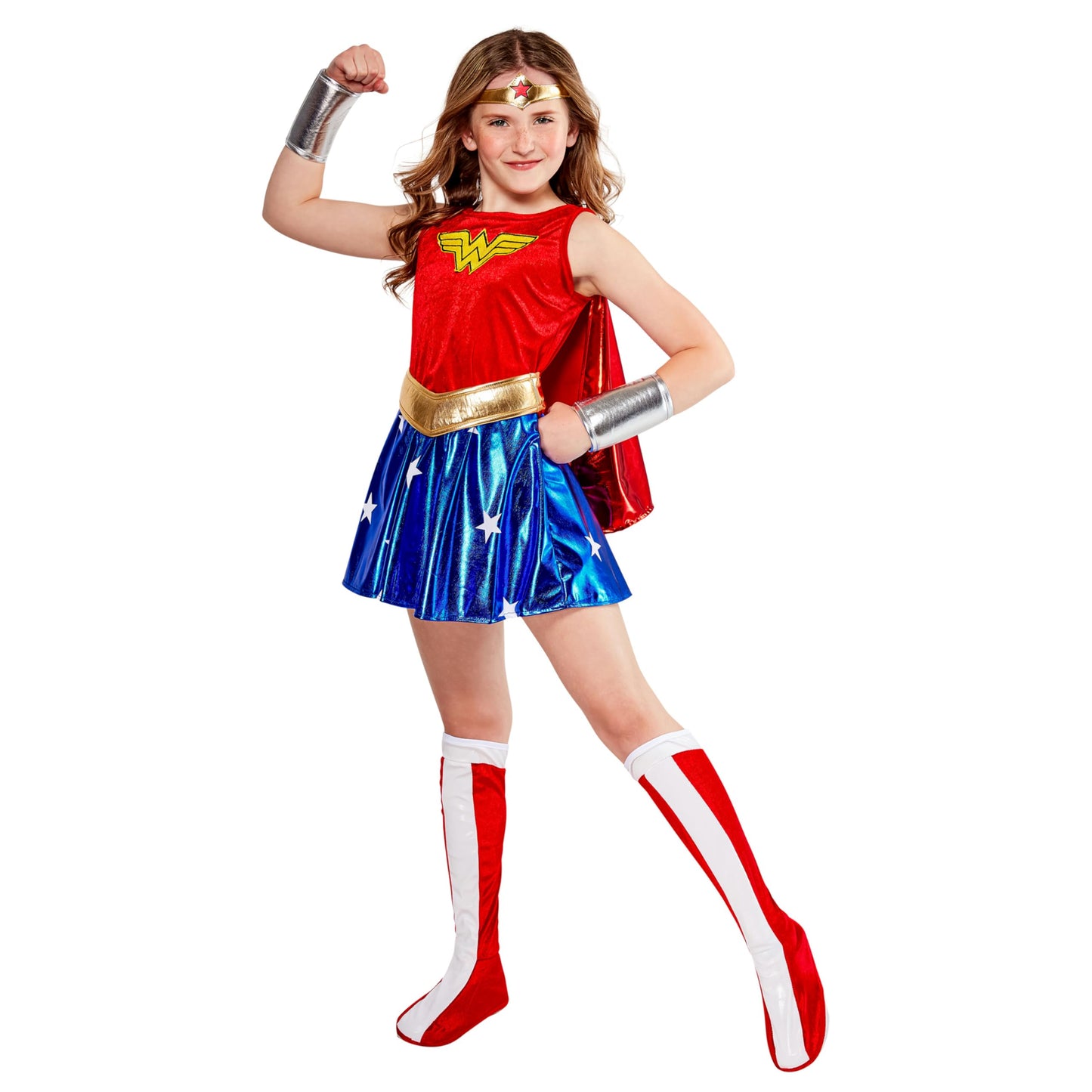 Official Deluxe Wonder Woman Fancy Dress - Children Costume