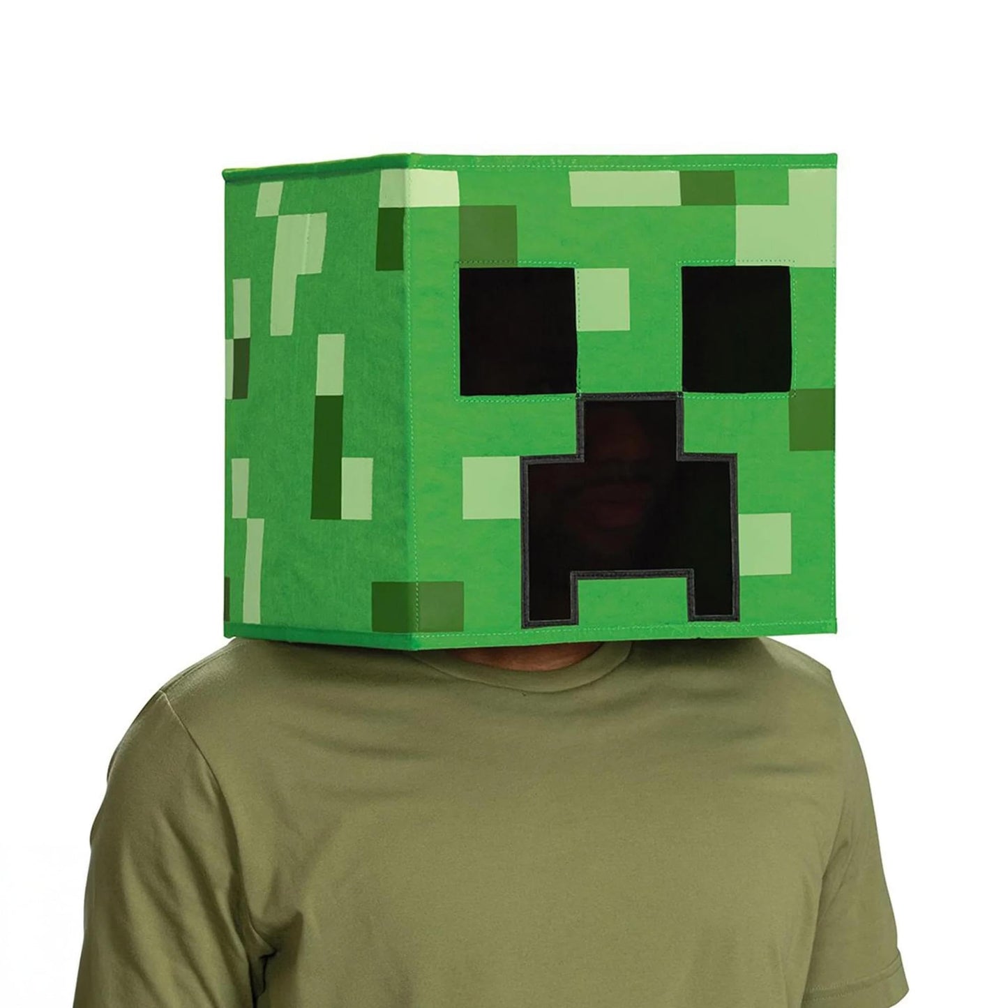 Disguise L Creeper Headpiece - Block Head Dress Up & Accessories