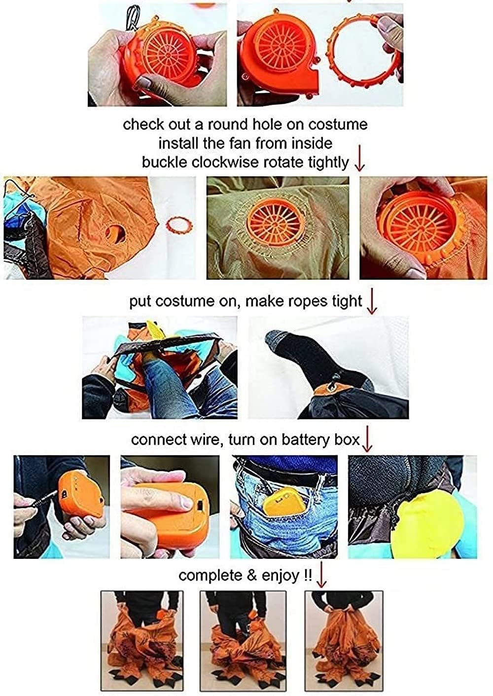 Indimization Inflatable Dinosaur Costume Adult Blow up T-rex Costumes Inflatable Dino Suit Halloween Costumes Party Fancy Dress for Adult