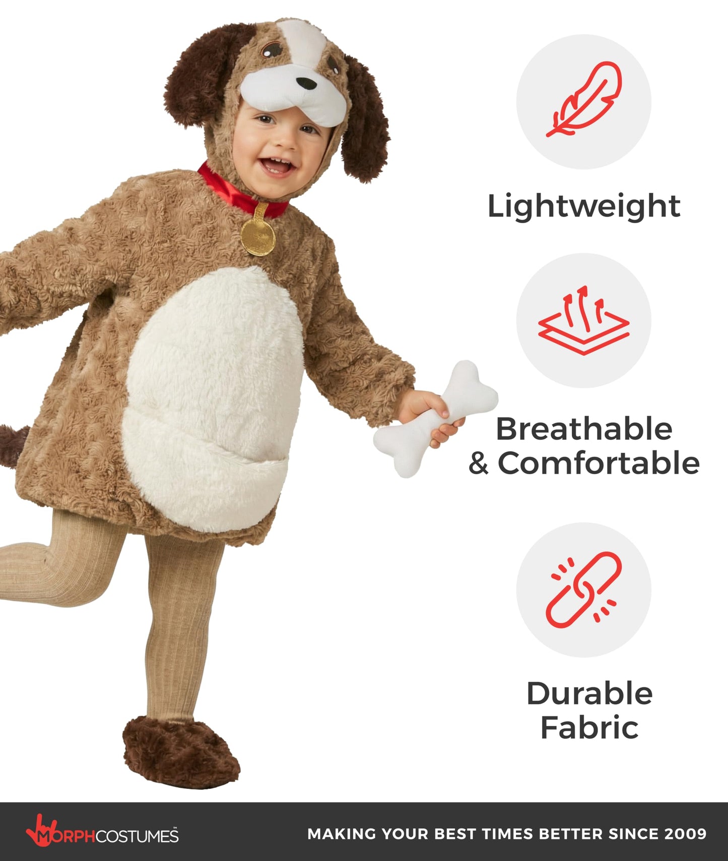 Baby Dog Costume - Toddler Halloween Costumes Boys Dogs - Halloween