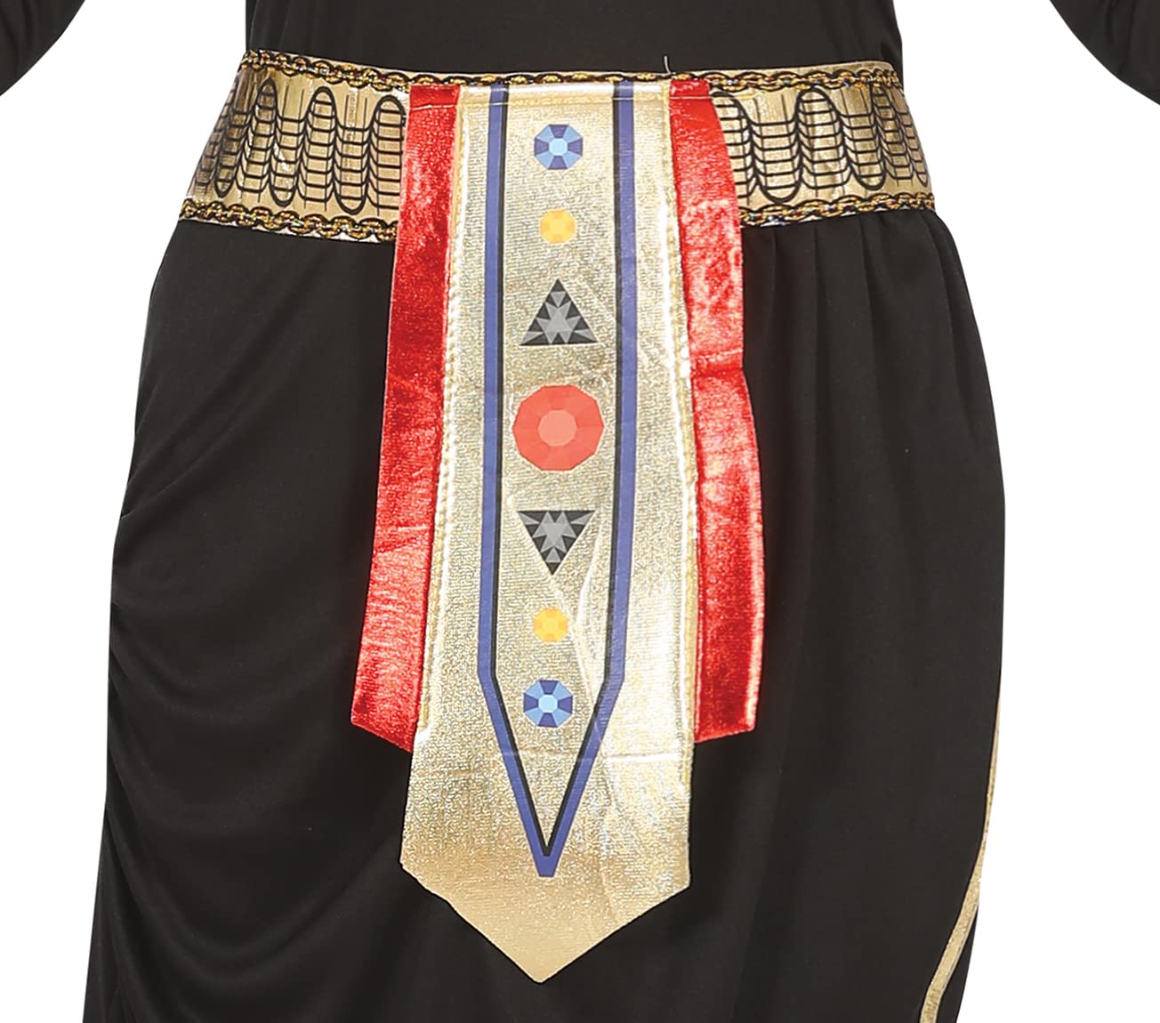 FIESTAS GUIRCA | Egyptian Teen Fancy Dress (14-16 Years) - Dress, Belt, Collar and Shawl - Cleopatra and Pharaoh Costumes for Halloween, Carnival and Egyptian Fancy Dress Parties - Ideal for Teens