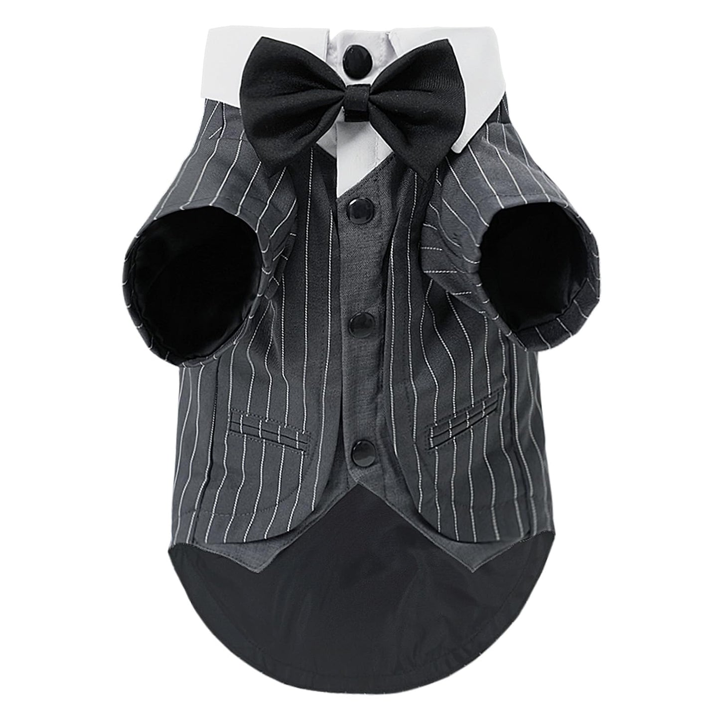Dog Tuxedo Suit - Formal Pet Shirt Costume Wedding Attire