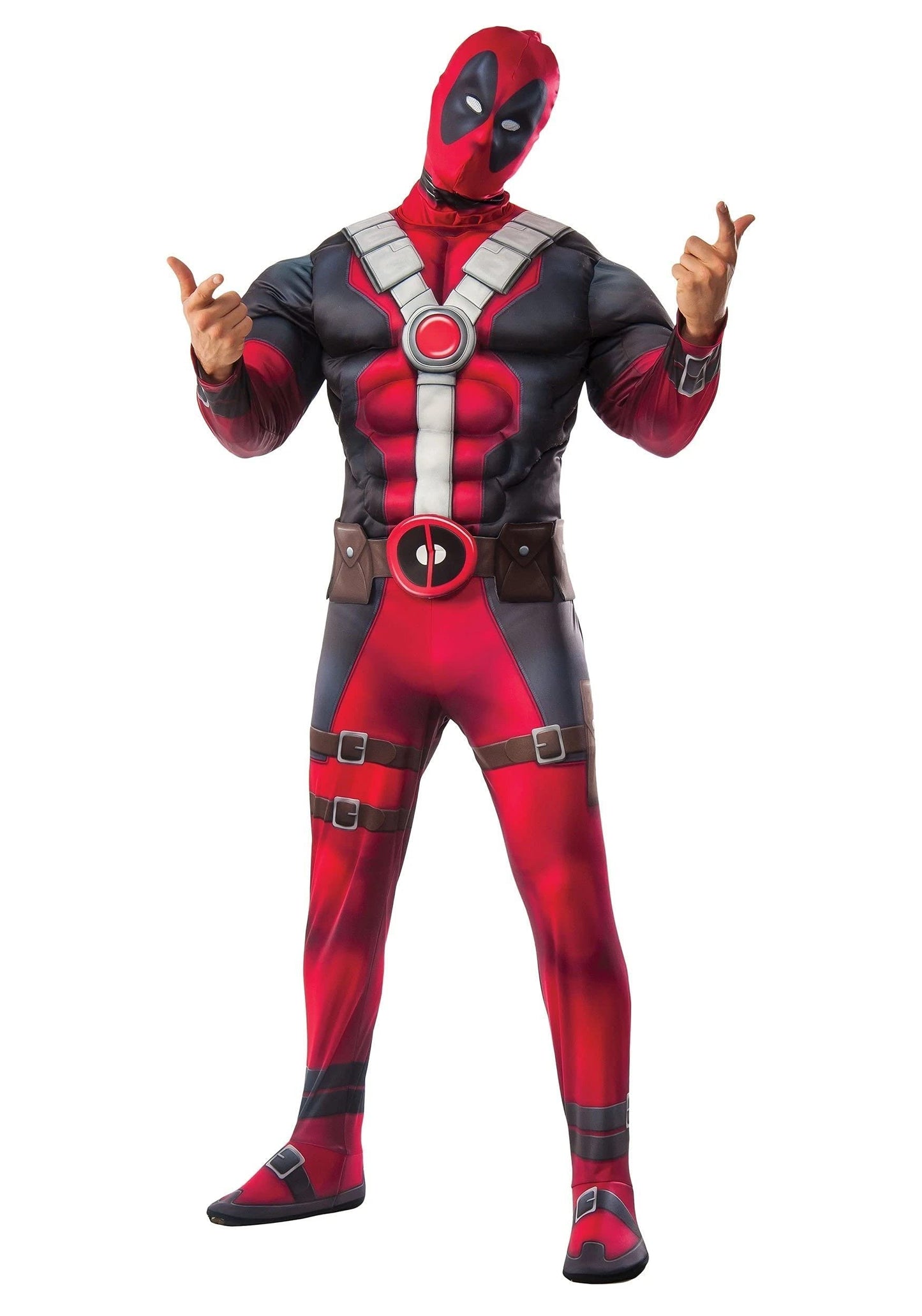 Rubie's Official Marvel Deadpool Adult Costume - One - Multi-Colour
