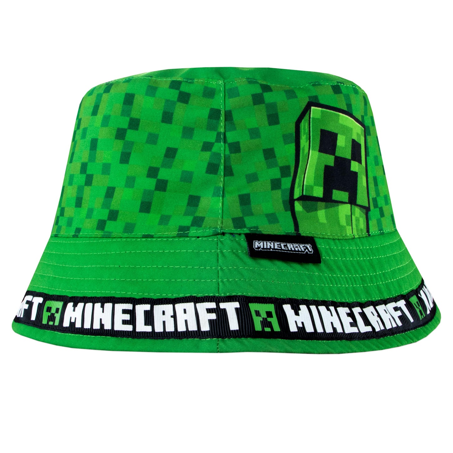 Hat - Reversible Bucket Hat for Boys - Creeper Gaming Hats (image 5)
