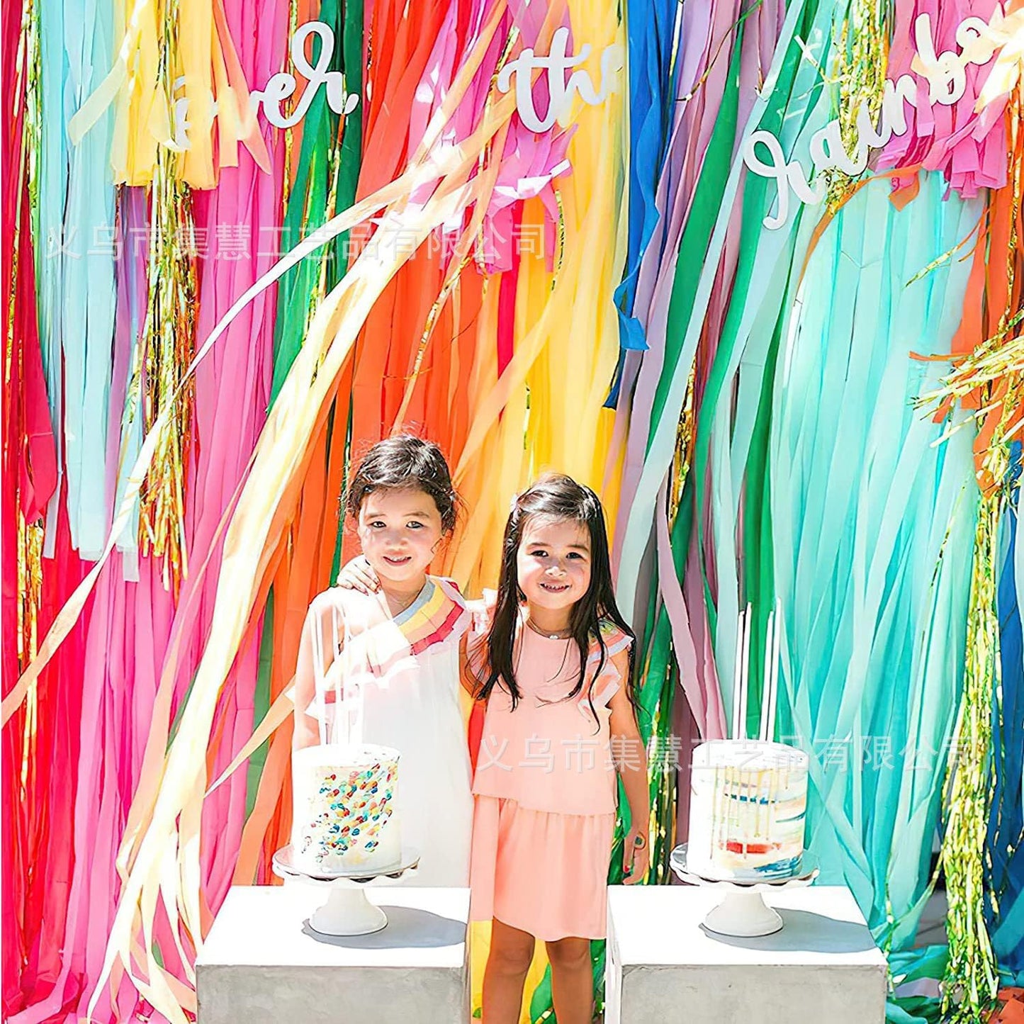 8 Rolls 25mx4.5cm Crepe Paper Streamers Party Streamers for Birthday Party Wedding Decorations (Halloween)