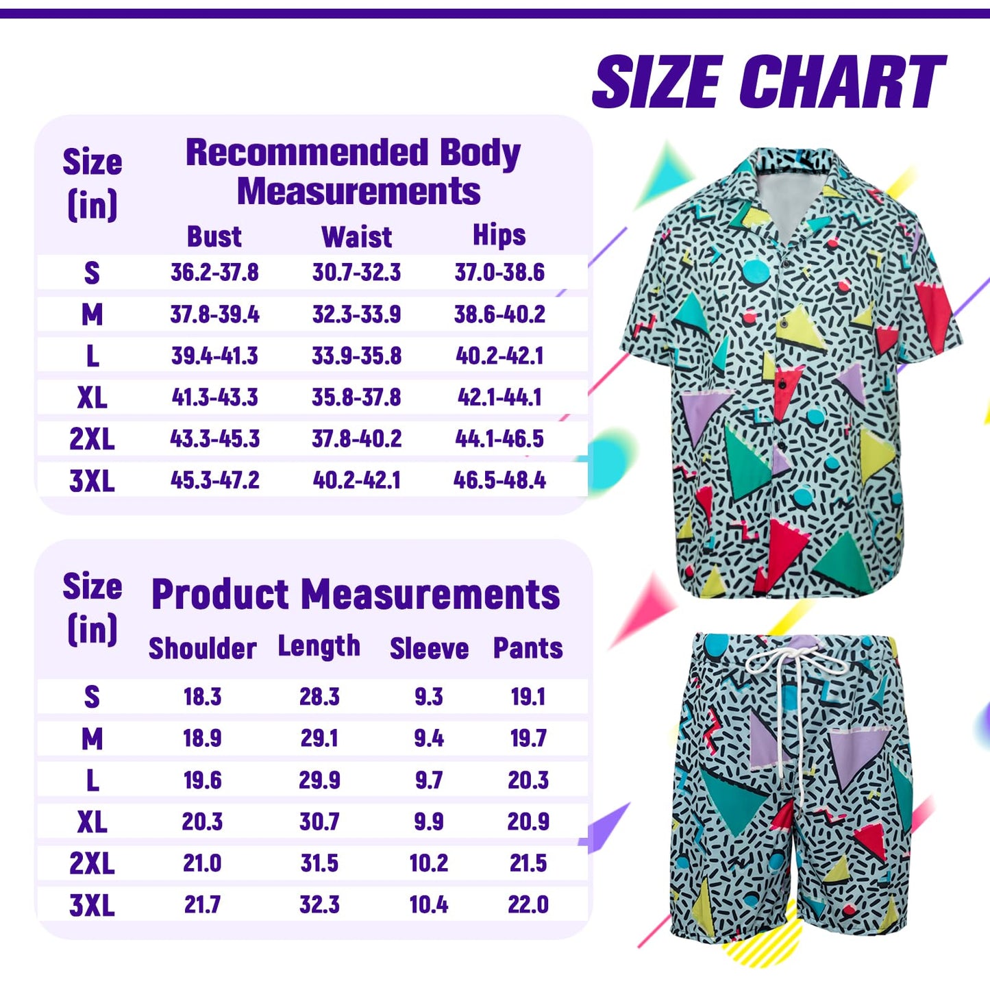 HZVRTN 80s Fancy Dress Men Hip-Hop T-Shirts And Shorts Set, 7Pcs Retro 80s 90s Hip-Hop Sportswear, Shell Suit Mens Fancy Dress Costume for Beach Party, Music Festival, Carnival, Disco (Green, L)