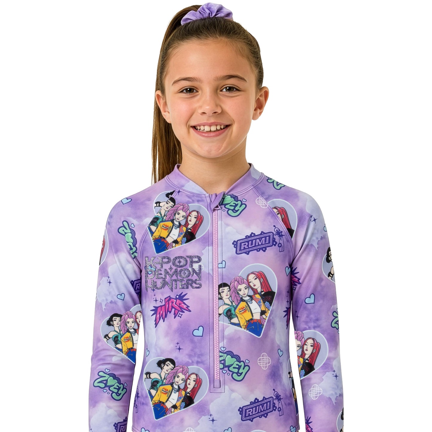 Swimsuit - Girls Swimming Costume - Huntrix Girls Swimming Costumes