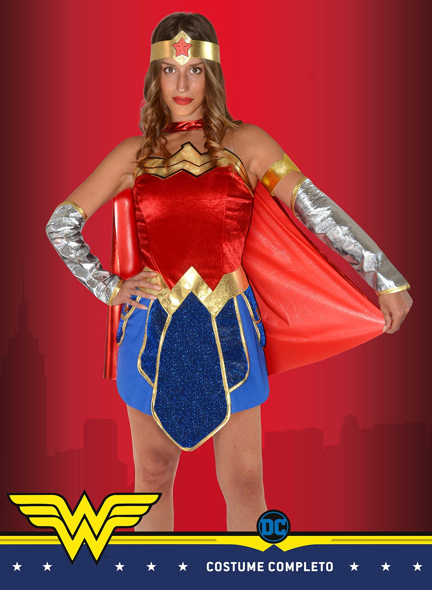 Wonder Woman Adult Costume Disguise Girl Woman Adult Official DC (image 5)
