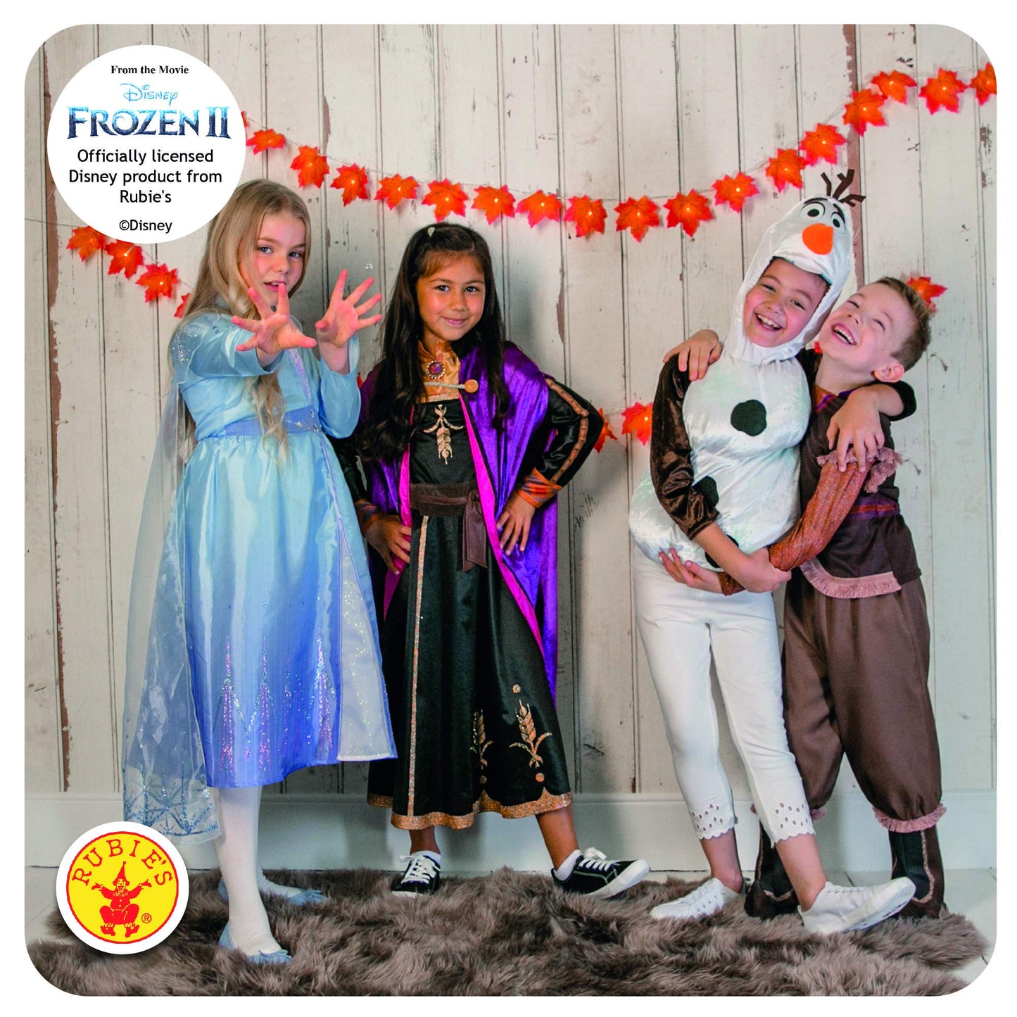 Rubie's Official Disney Frozen 2, Elsa Deluxe Dress, Childs Costume, Size Age 9-10 Years