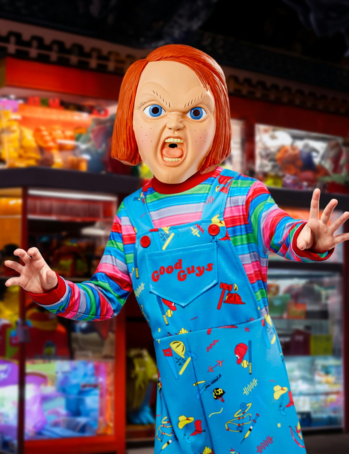 Rubies Official Chucky Child Costume, Kids Fancy Dress, Size Age 11-13 Years Halloween