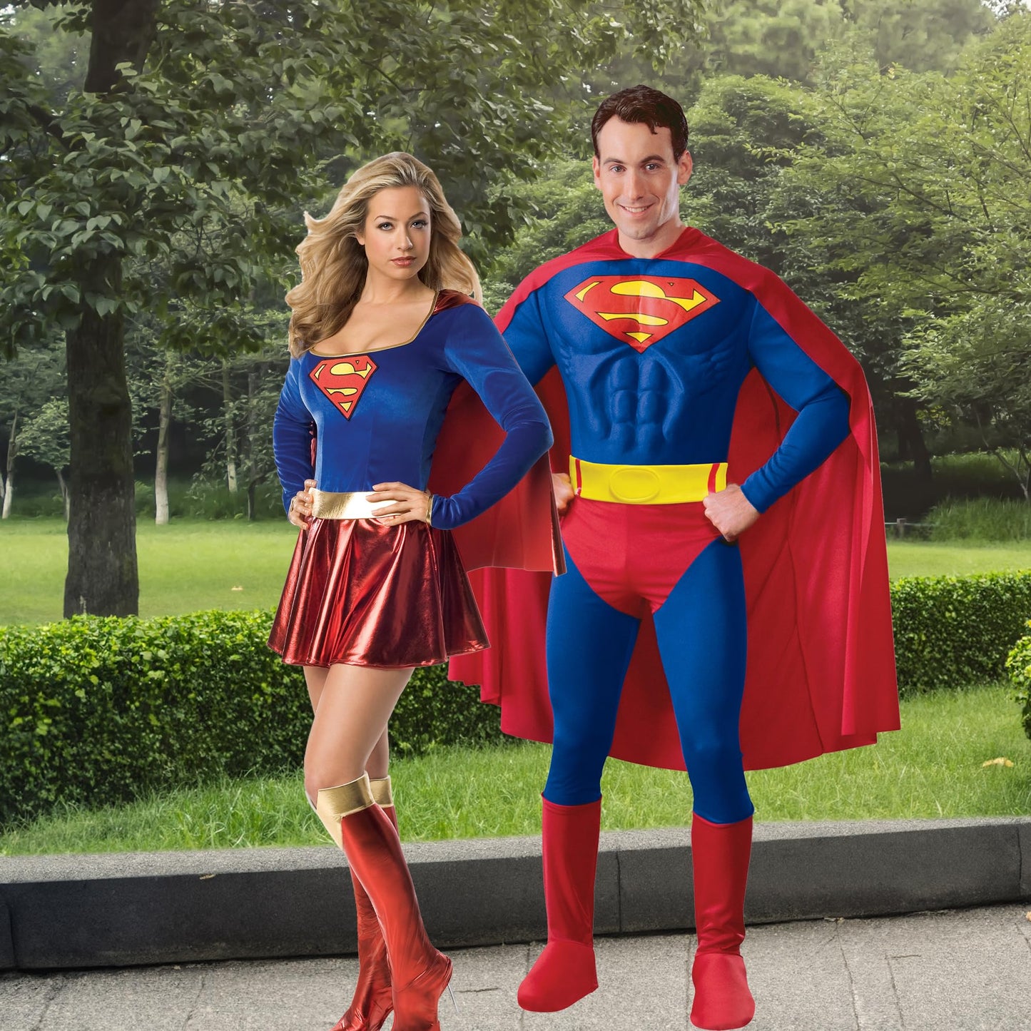 Official Superman Deluxe with Muscle Chest - Adult Costume