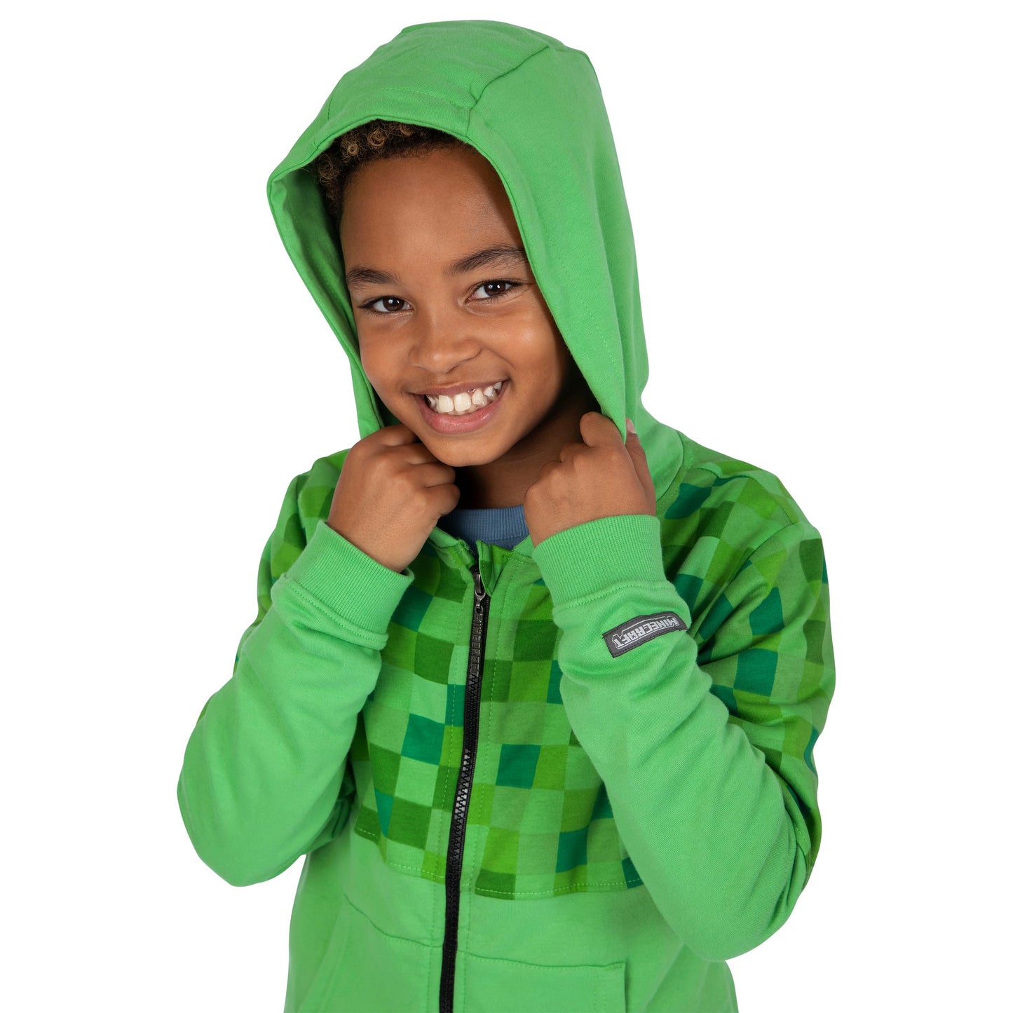 Hoodie - Gaming Hoodie - Boys Zip Up Hoodie - Boys' Hoodies - Green (image 4)
