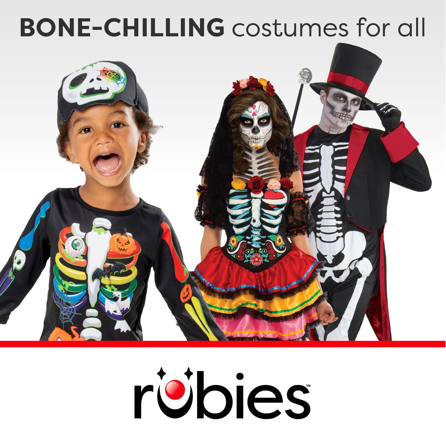 Rubies Official Skeleton Dinosaur Costume, Kids Fancy Dress, Size Age 5-6 Years Halloween
