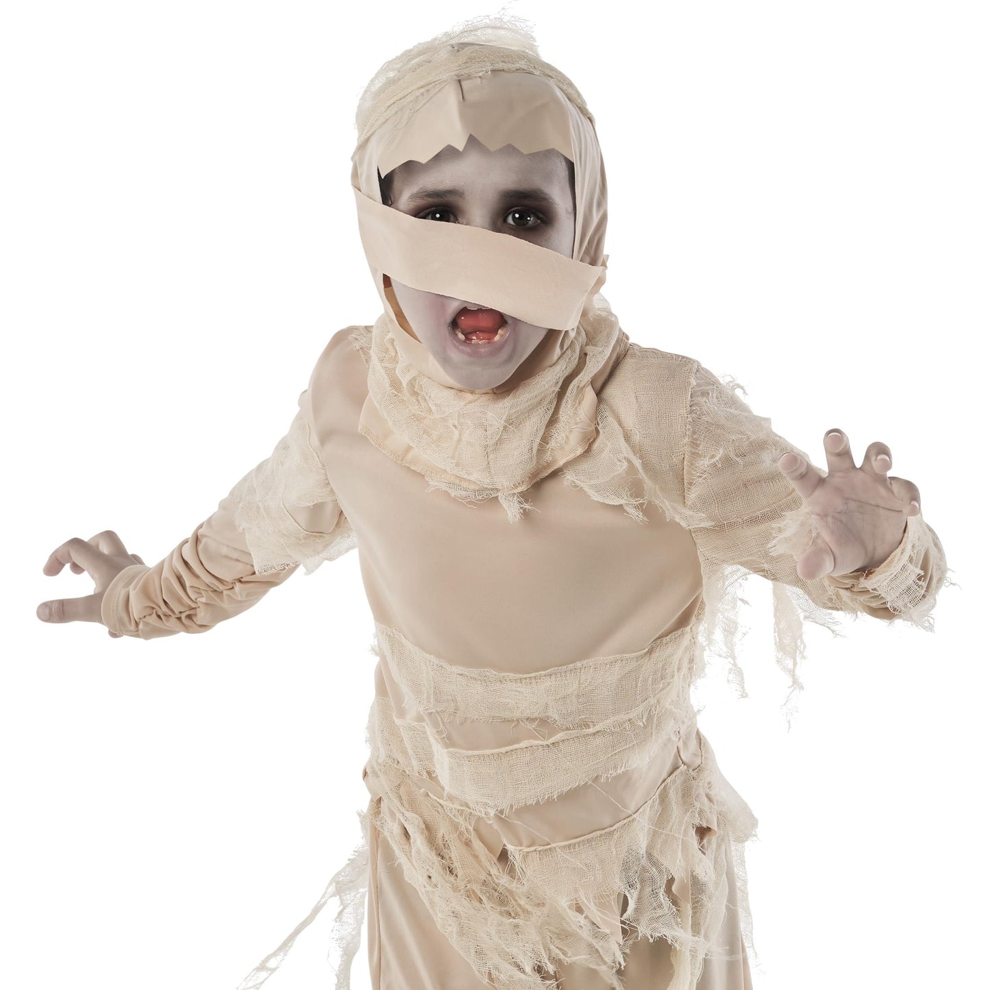 Morph Mummy Costume For Kids - Boys Mummy Halloween Outfit - Fun Dress-Up Costume for Halloween Parties, Medium