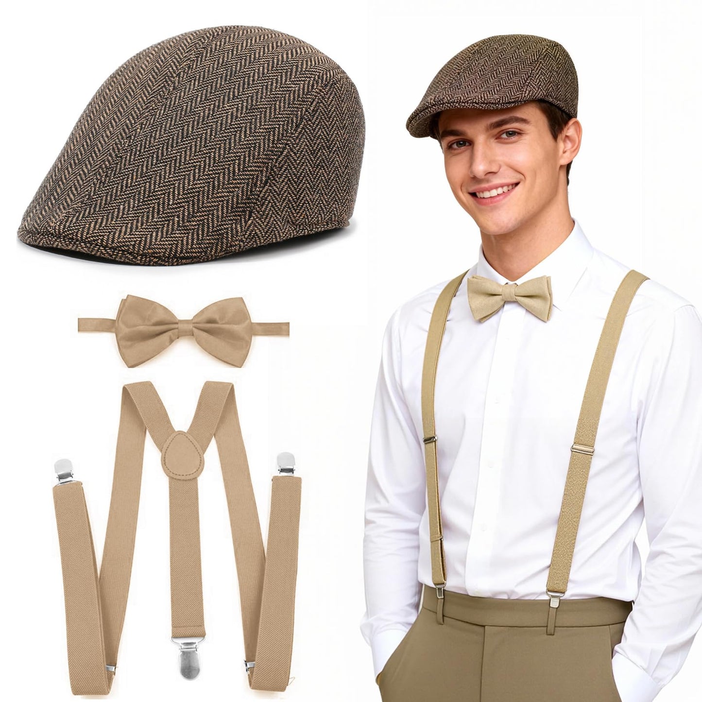 1920s Accessories for Men - Great Gatsby Costume Men Include
