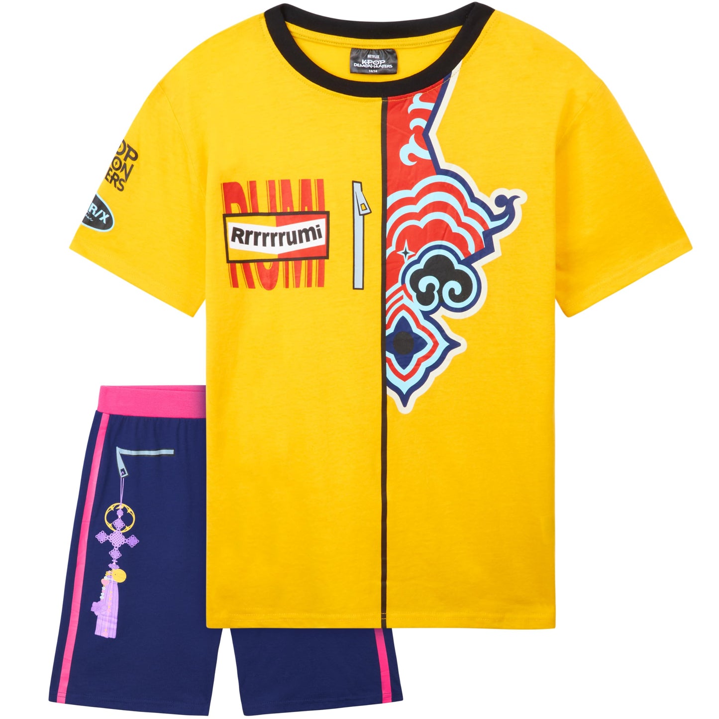 KPop Demon Hunters Girls Pyjamas Set Yrs - Pjs Short Sleeve Top