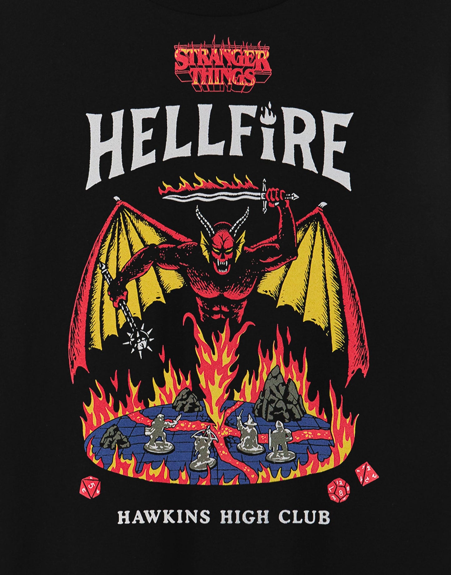 Unisex T-Shirt - Adults Hellfire Club Short Sleeve Graphic Tee (image 8)