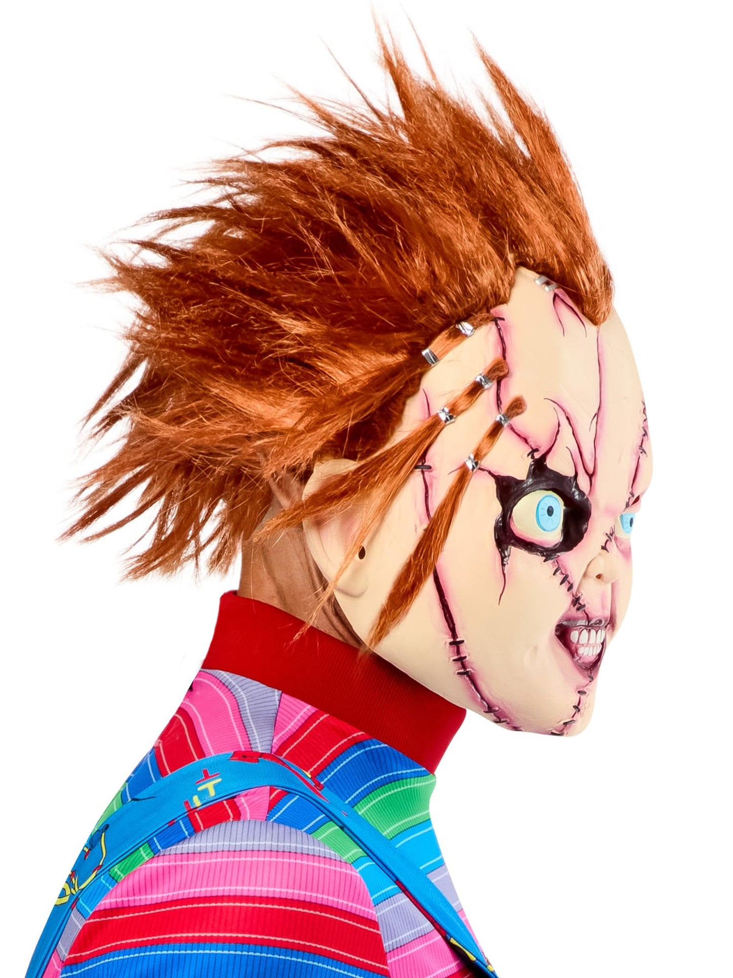 Rubies Official Chucky, Chucky Stitched Up 3-4 Mask Adult Accessory, Adult Fancy Dress, One Size Halloween