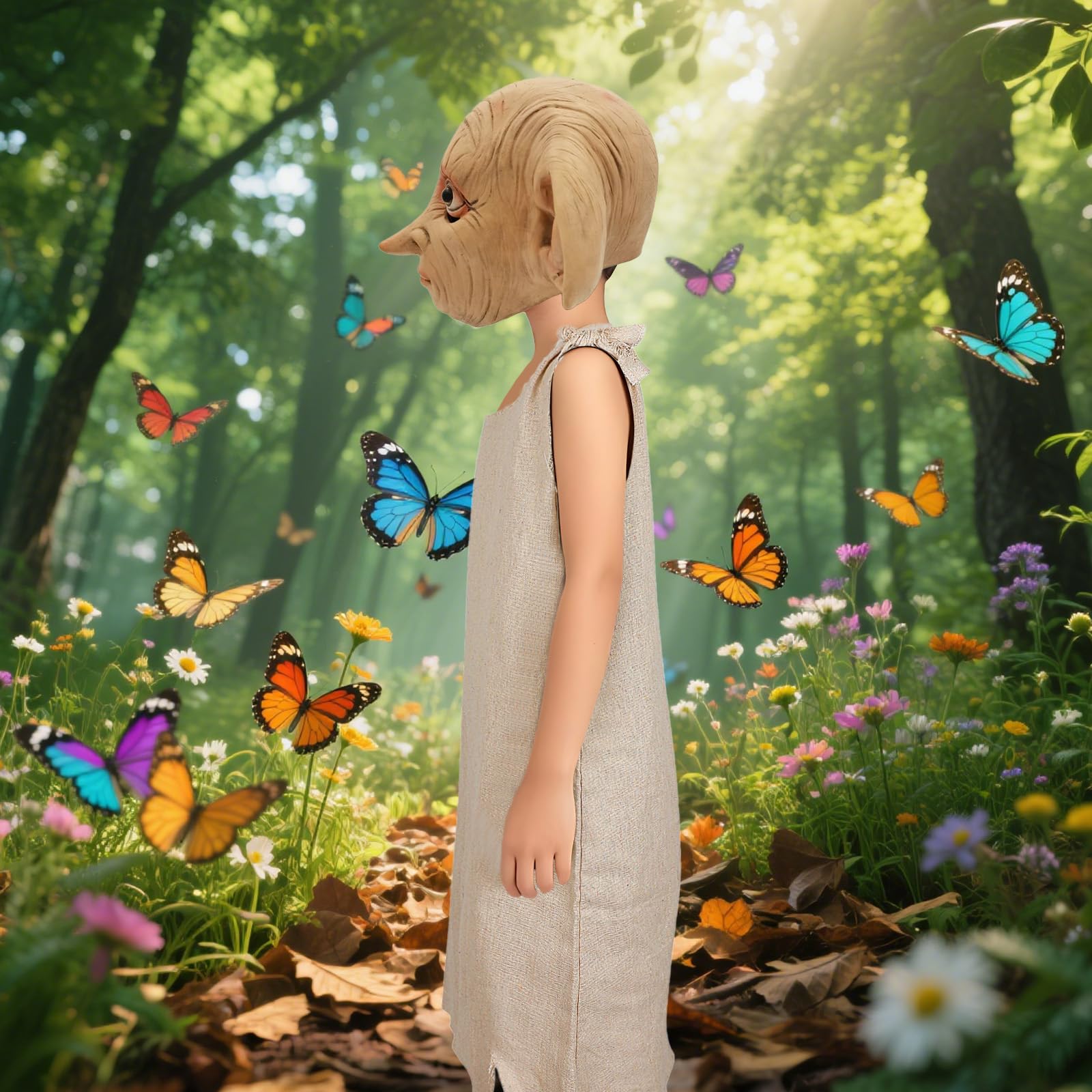 Magic House Elf Costume Mask for Adults Kids - House Servant Fancy (image 7)