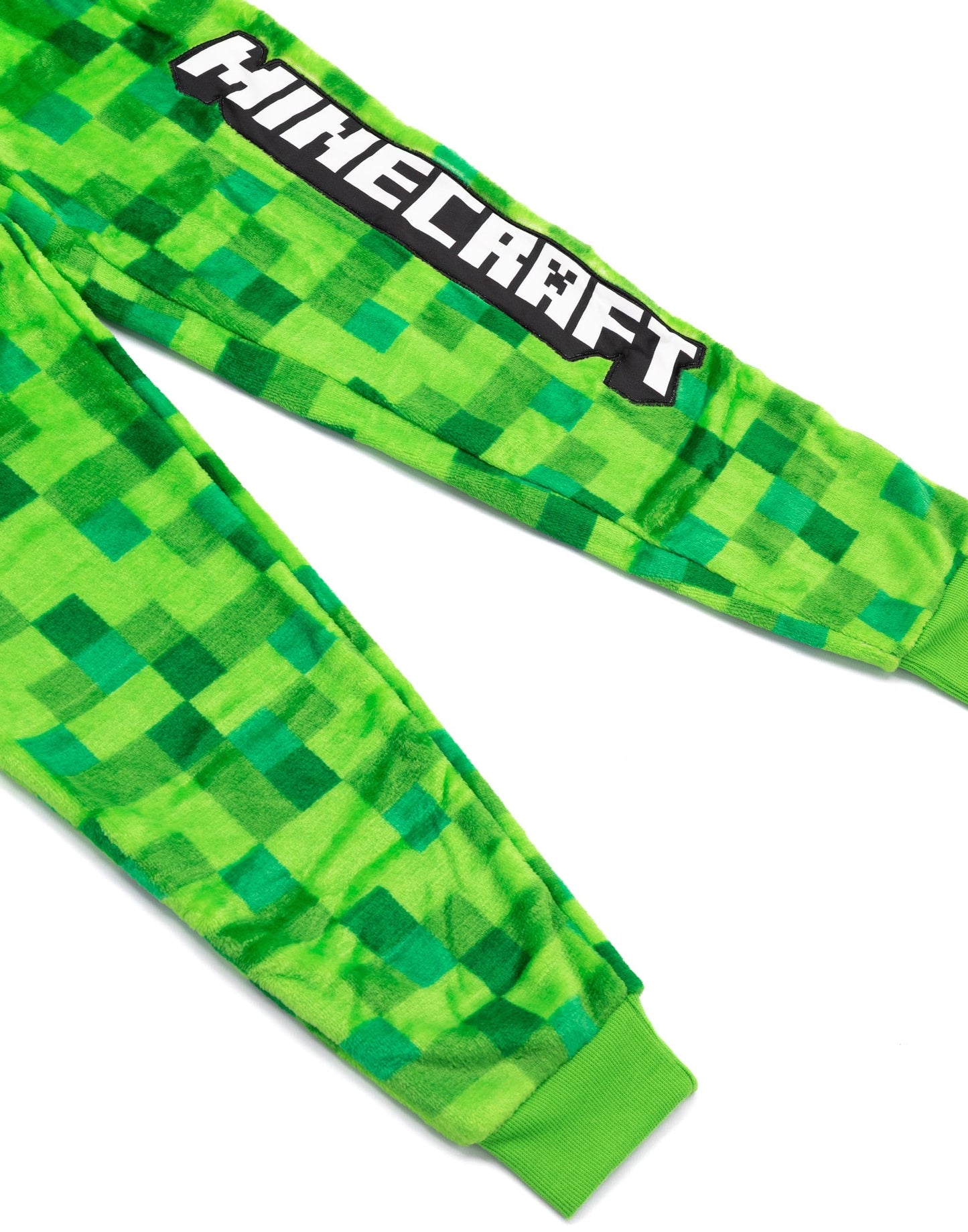 Creeper Kids Green Onesie - Boys & Girls Pixel Print Hooded