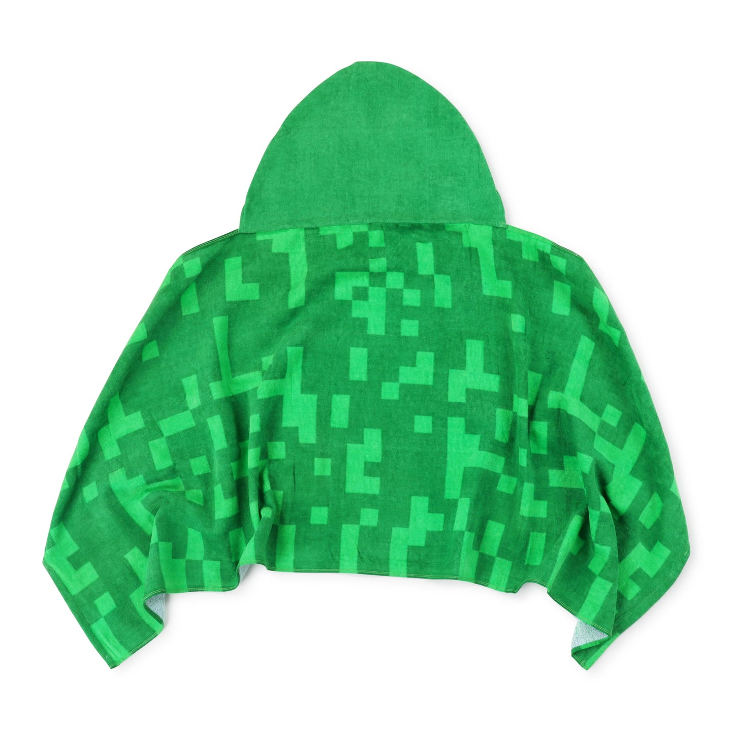 Minecraft Creeper Hooded Towel - 56 X Kids Super Soft Bath Towel (image 3)