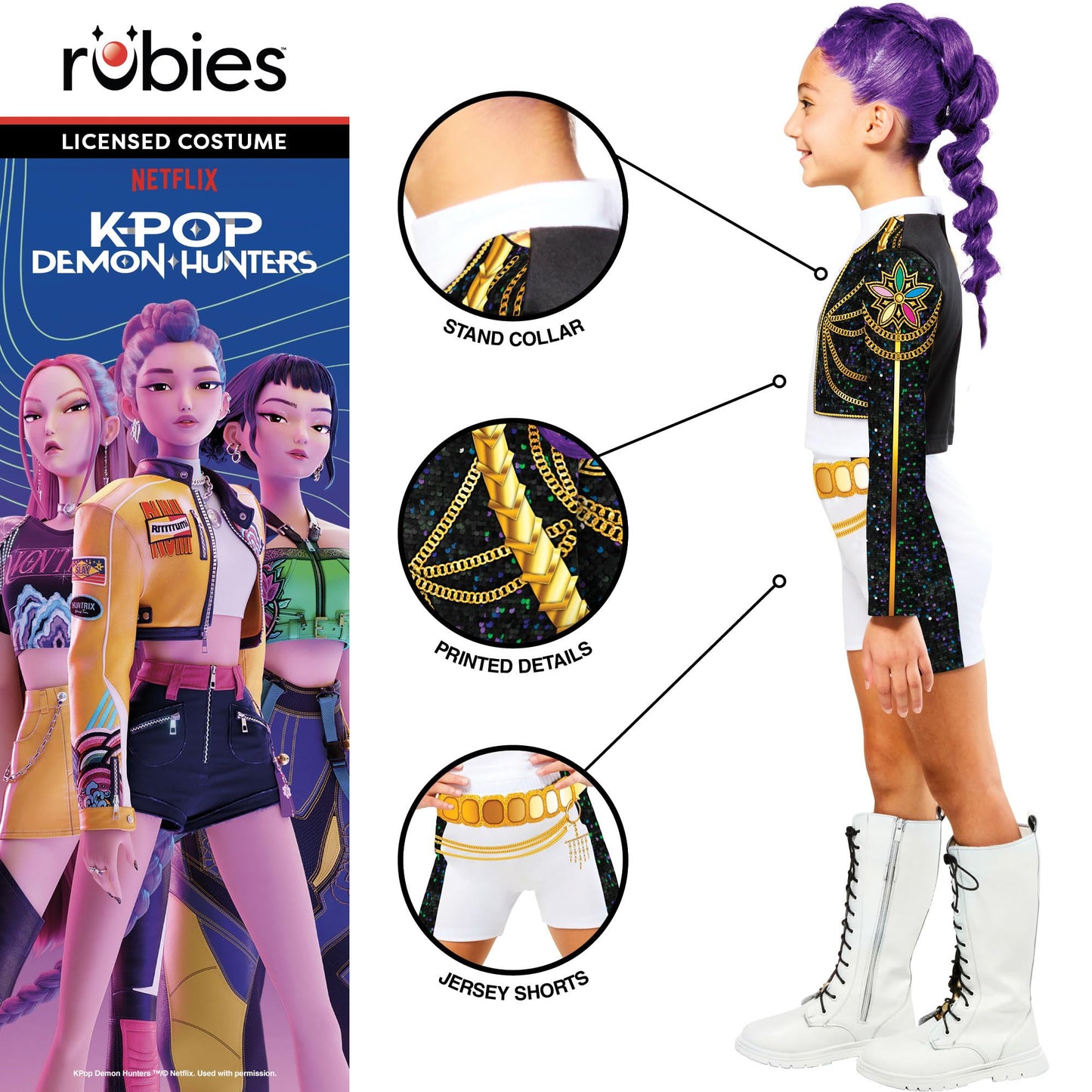 Official Netflix K-Pop Demon Hunters Rumi Golden Classic Child