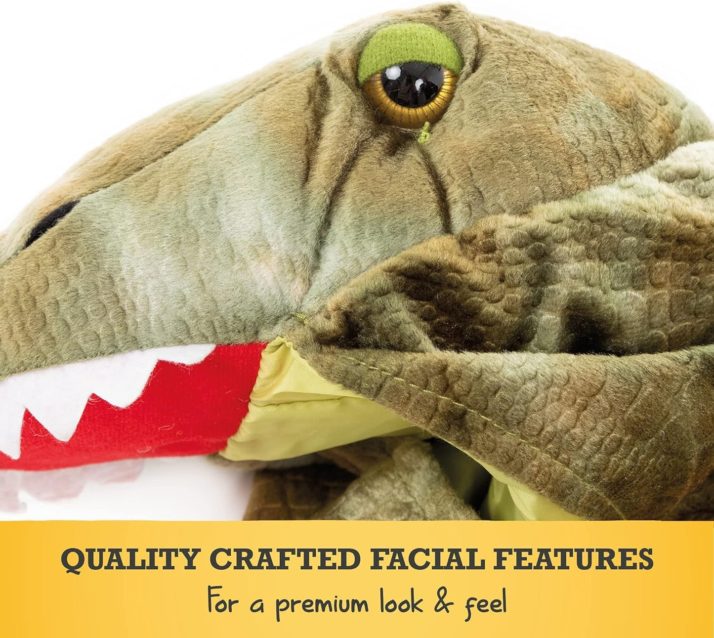 PRETEND TO BEE T-Rex Dinosaur Dress Up Costume for Kids, Official Natural History Museum, Onesie, 3-5 Years