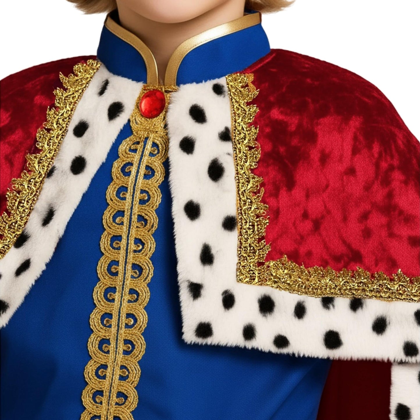 Morph Royal King Costume For Boys, Kids King Costume, Prince Charming Costumes Kids, World Book Day Costumes For Boys 7-9