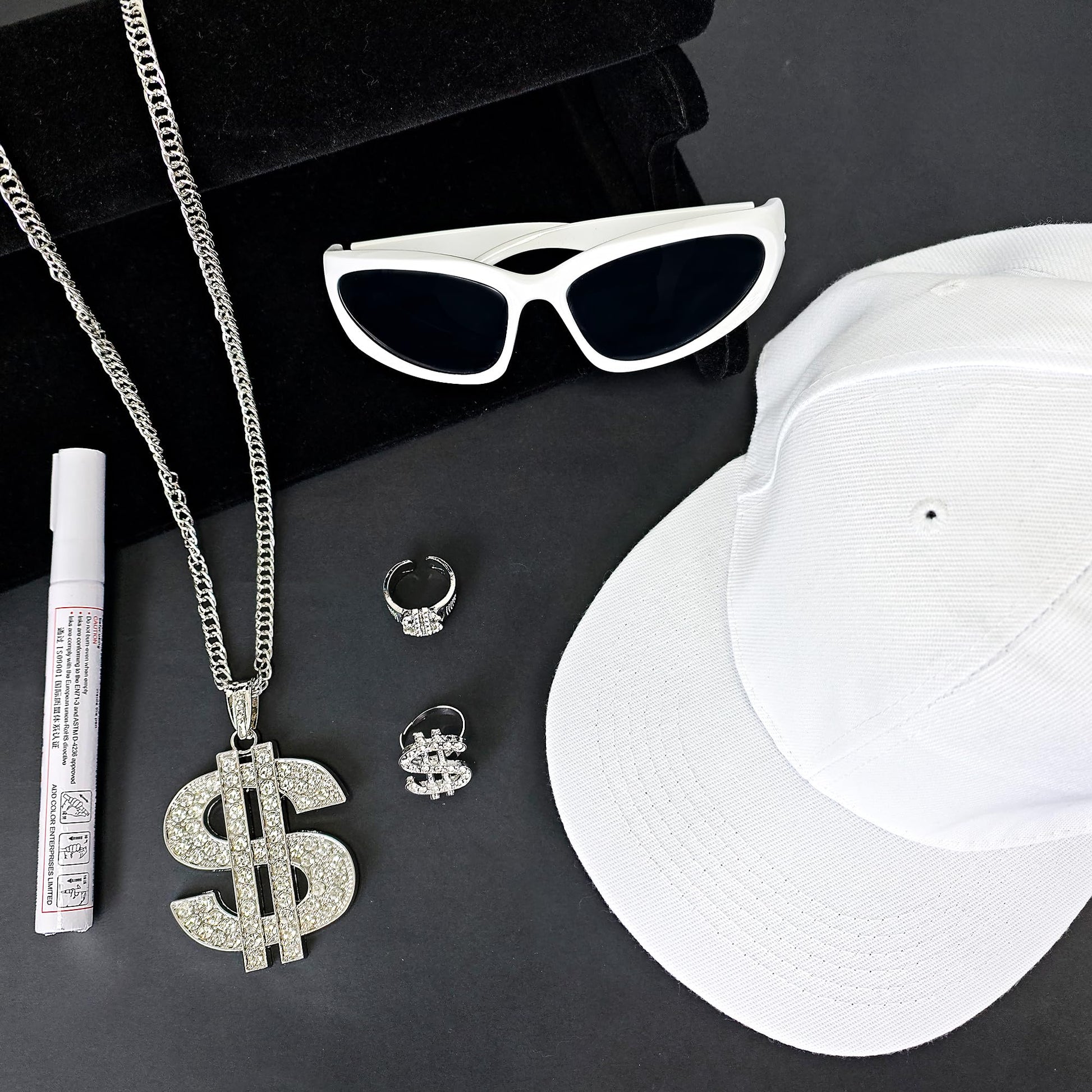 Solja Boy Hip Hop Costume Kit - Rapper Costume Accessories (image 3)