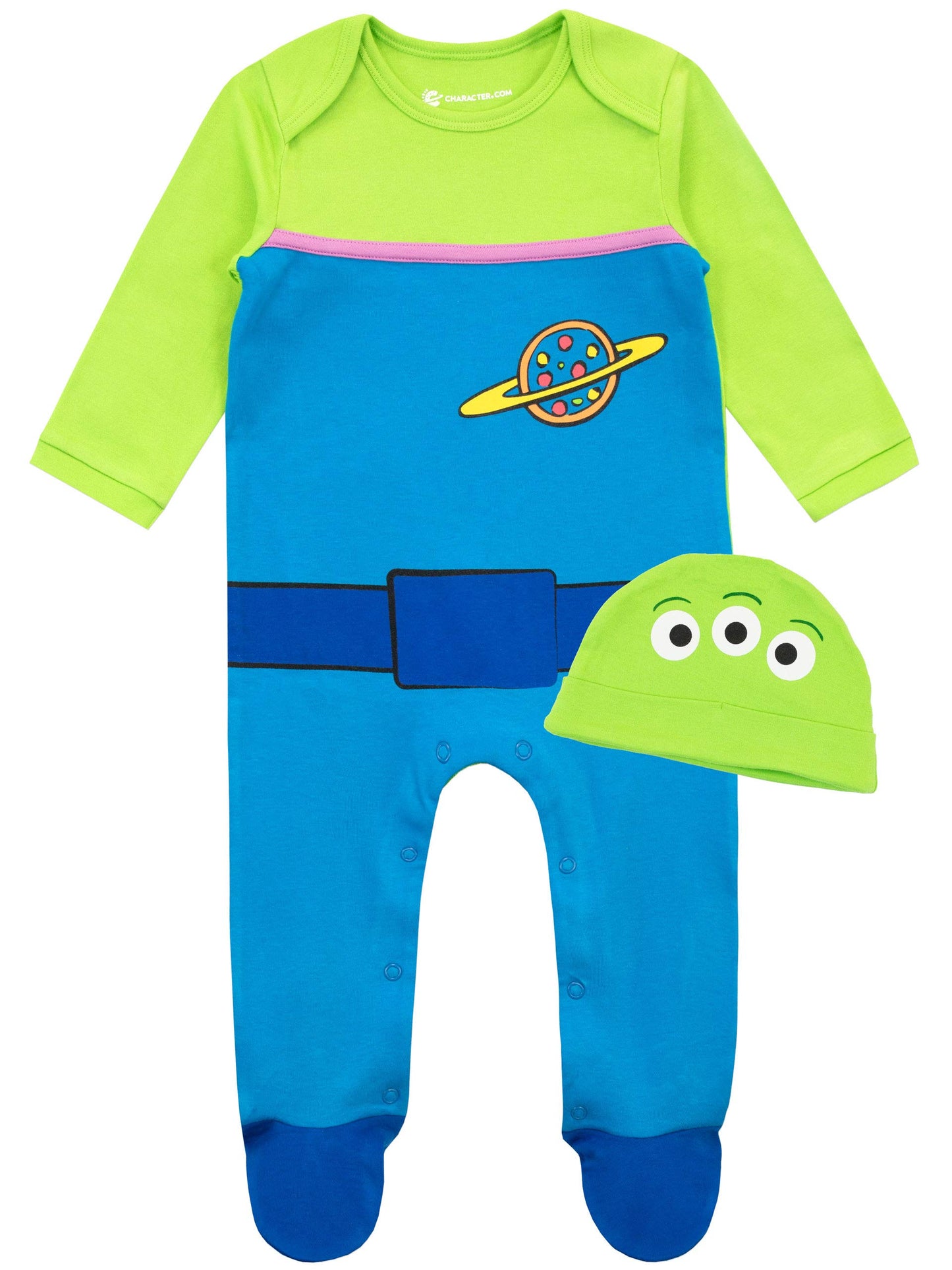 Disney Baby Clothes | Toy Story Sleepsuits and Hat Set | Baby Grows | Newborn Clothes Multicoloured 12-18 Months