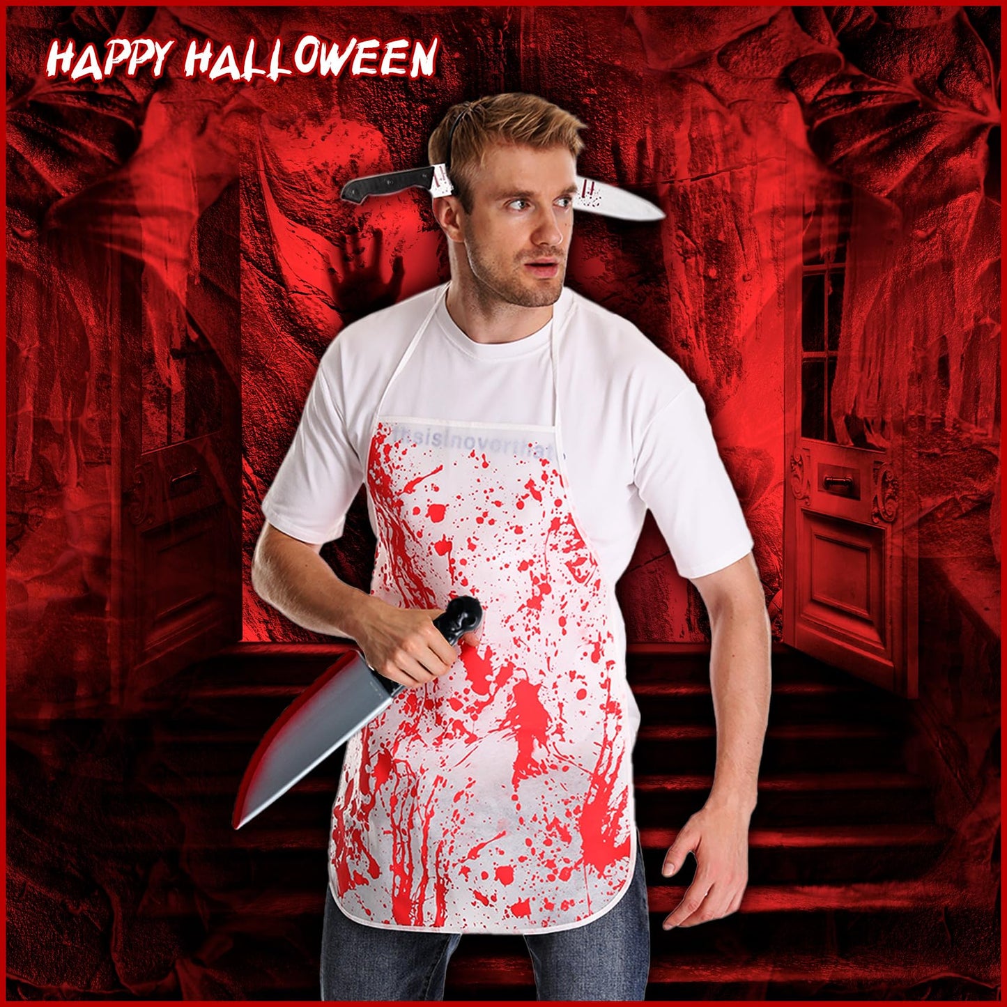 Butcher Halloween Costumes for Men - Men's Halloween Costume Adult (image 6)