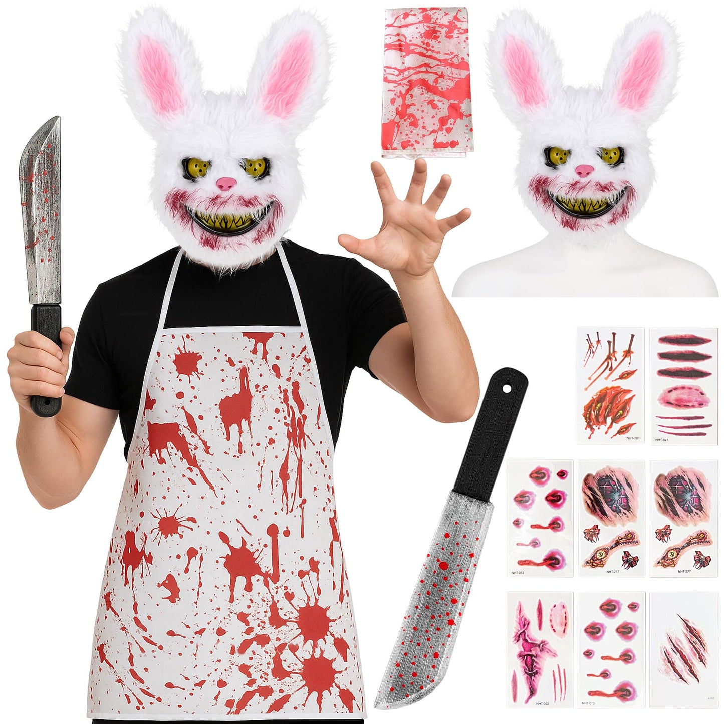 Horror Killer Bunny Halloween Costume - Killer Rabbit Costume