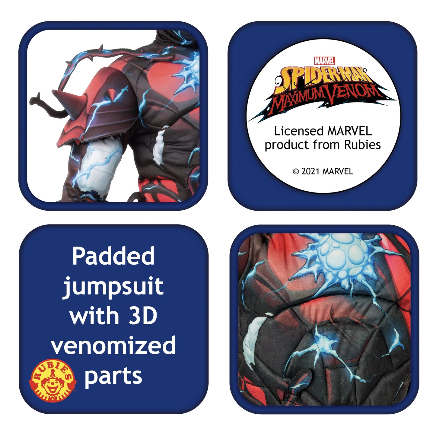 Rubies Official Disney Marvel Venomized Iron Man Kids Costume, Halloween Venom Halloween