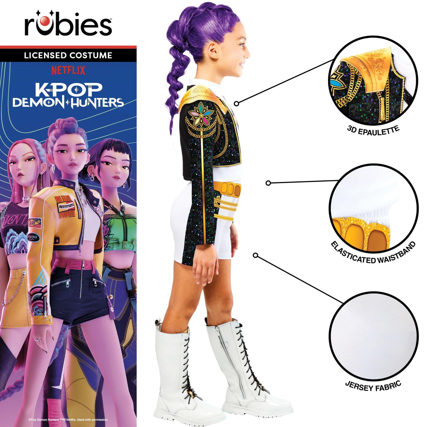 Official Netflix K-Pop Demon Hunters Rumi Golden Classic Child