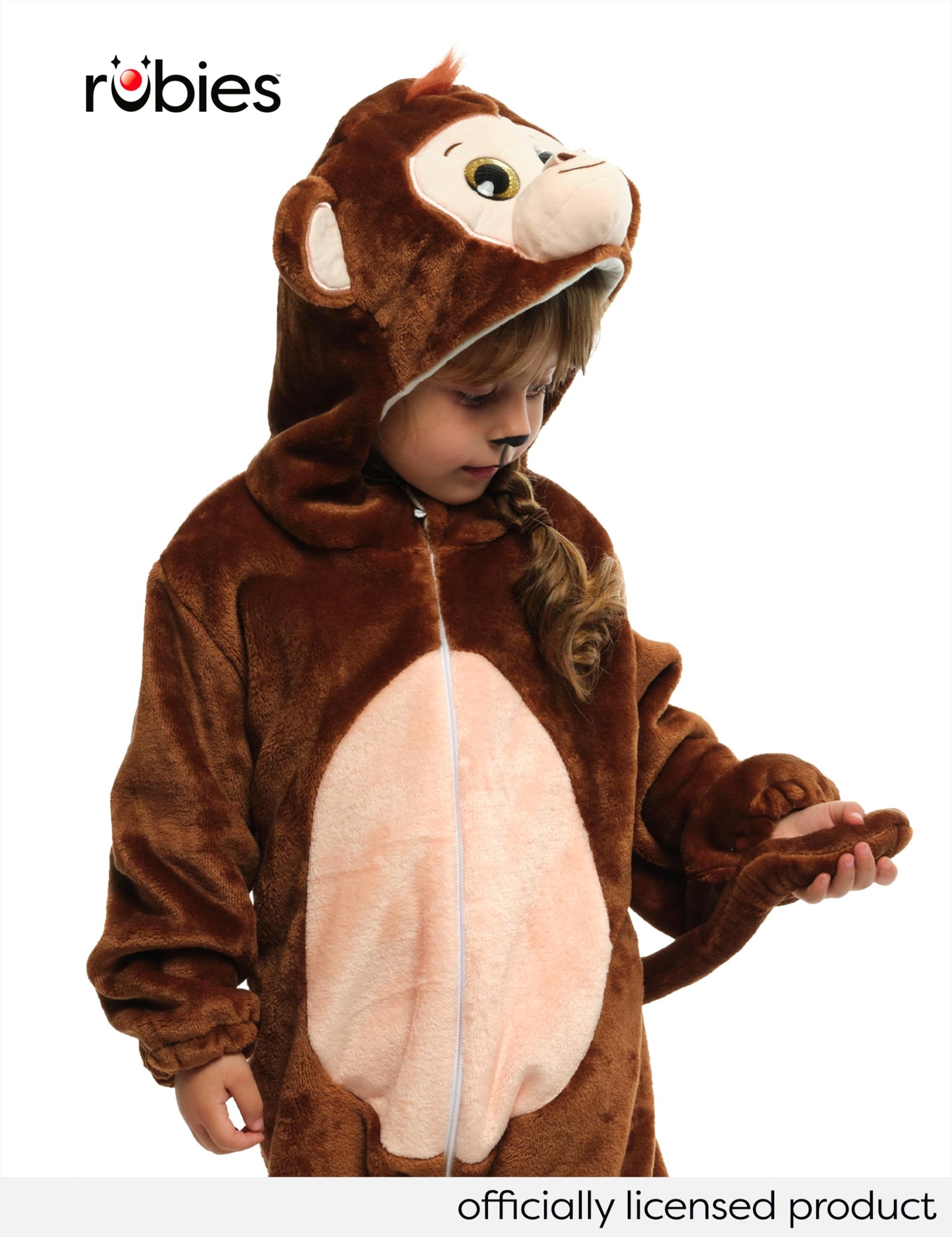 Rubies Boys Girls Jungle Costume with Hood and Tail for Carnival, Halloween, Parties and Birthdays