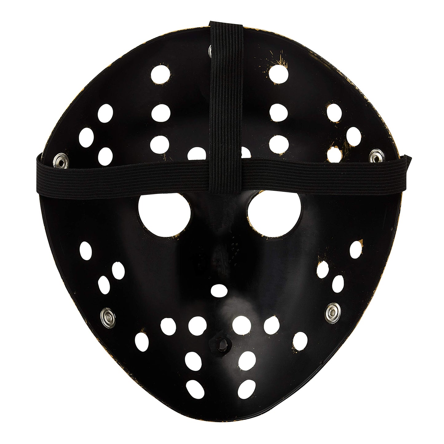 UltraByEasyPeasyStore Ultra Scary Halloween Hockey Mask - Horror Costume & Adults and Kids - Halloween Parties and Events - Perfect Scary Costume Accessory - Serial Killer - Gold Coloured