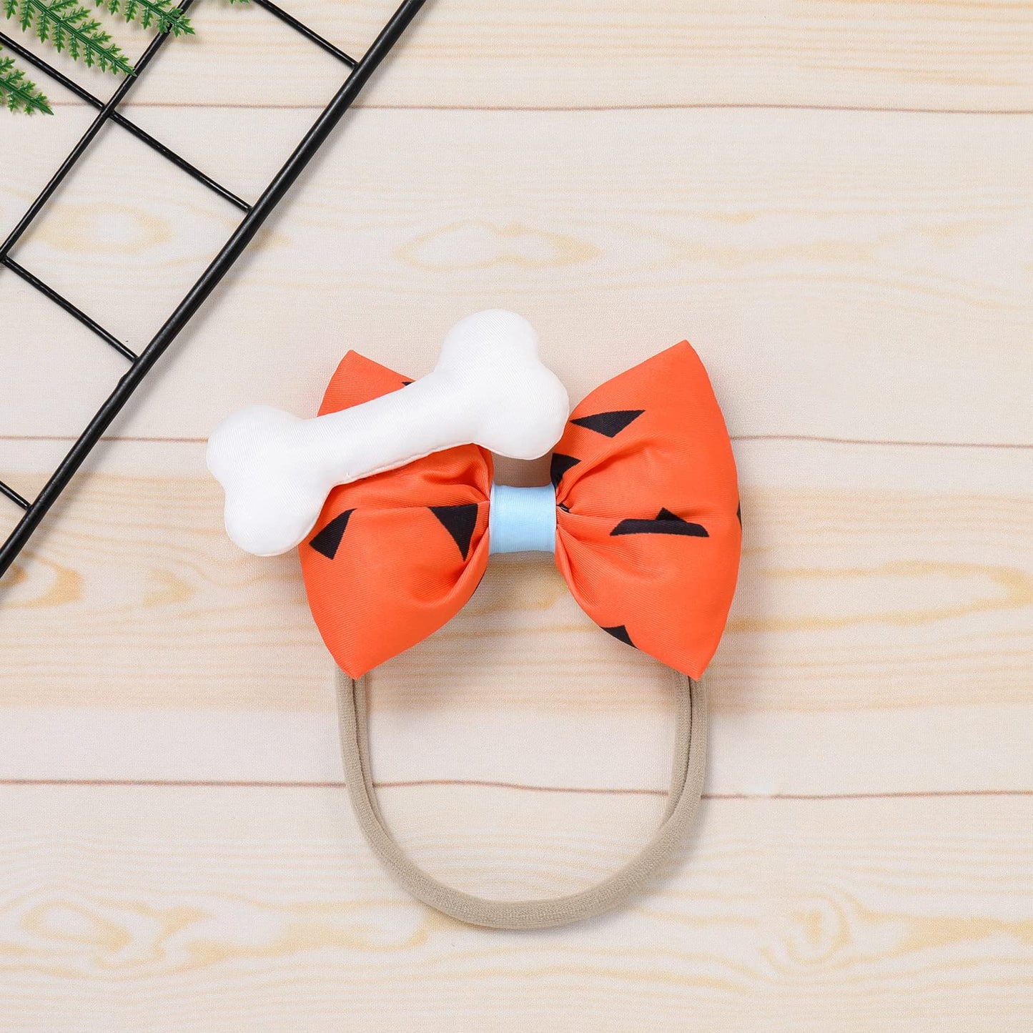 Kids Toddler Infant Baby Costume Historical Stone Age Cave Girl Fancy Dress Up One Shoudler Dress Bone Headband 1st Birthday Outfit Halloween Cosplay Orange Girl 6-12Months